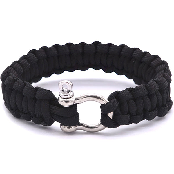 Bracelet de survie noir