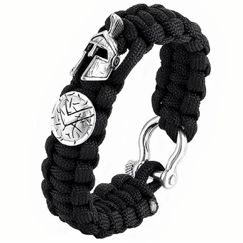 Bracelets avec lanière pour casque de guerrier spartiates, style Bracelets avec lanière pour casque de guerrier spartiates, style