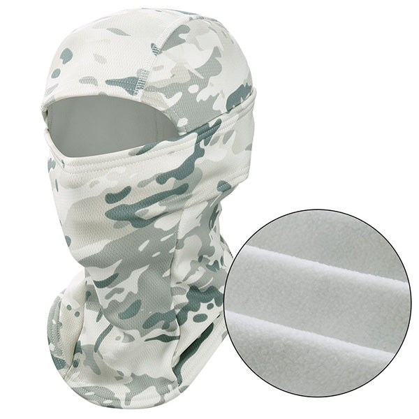 Cagoule polaire camouflage