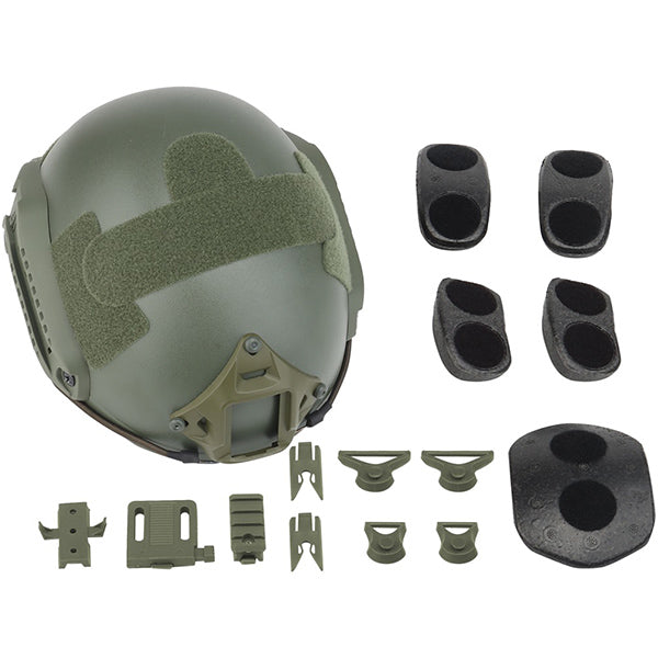 Casque vert militaire