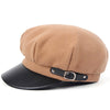 Casquette gavroche femme kaki