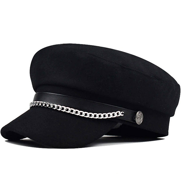 Casquette marin femme noir