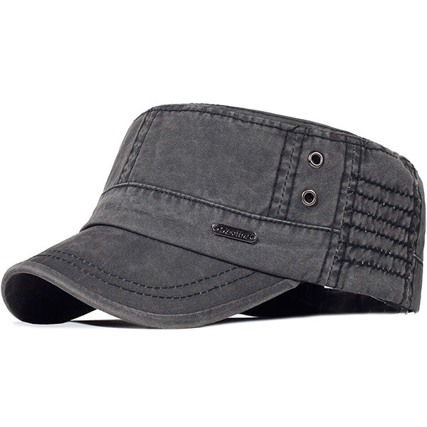 Casquette militaire noire homme