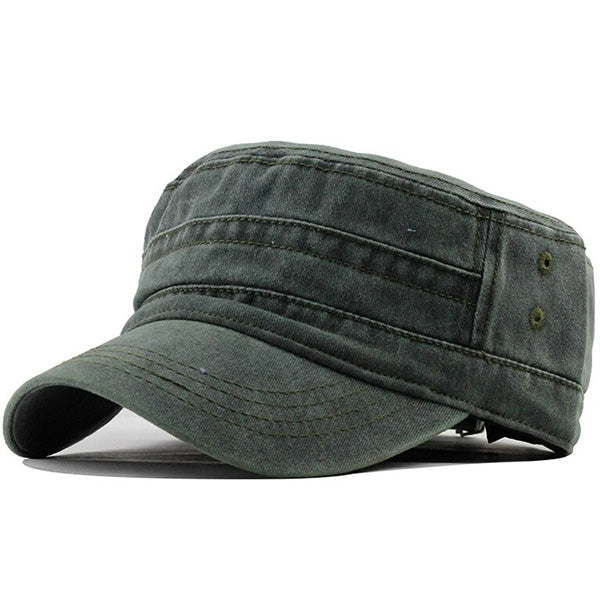 Casquette militaire verte