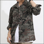 Chemise camouflage homme