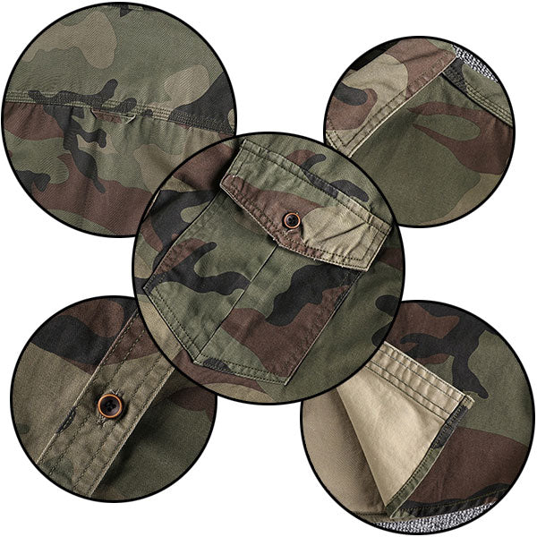 Chemise homme militaire