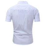 Chemise militaire blanche homme