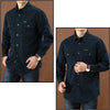 Chemise militaire bleu homme