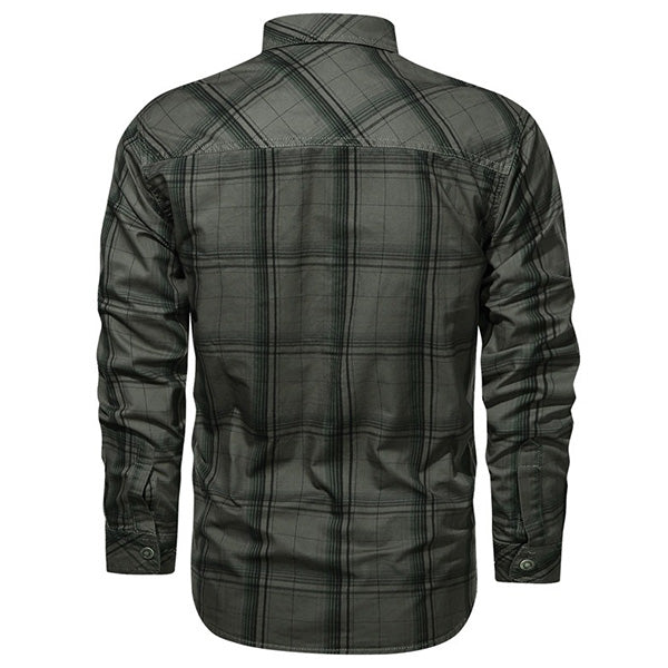 Chemise militaire homme vintage