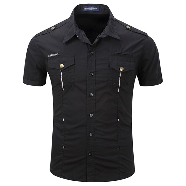 Chemise militaire manche courte