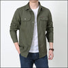 Chemise style militaire homme