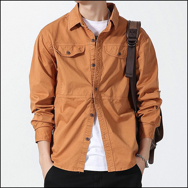 Chemise type militaire