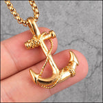 Collier ancre marine