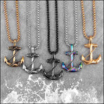 Collier ancre marine