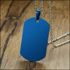 Collier militaire plaque