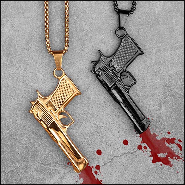 Collier pistolet