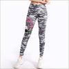 Legging camouflage motif