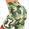 Legging camouflage vert