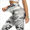 Legging sport camouflage femme