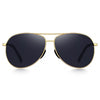 Lunette aviateur doré