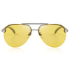Lunette aviateur verre jaune
