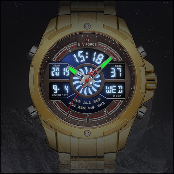 Montre aviateur affichage digital