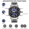 Montre militaire digitale