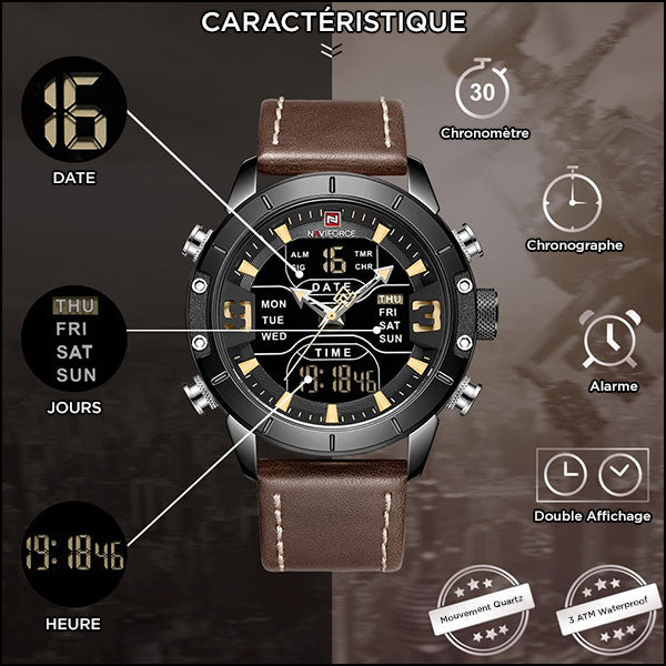 Montre militaire étanche