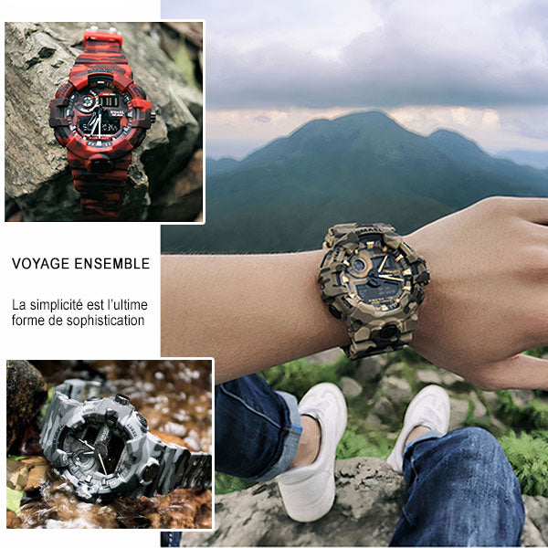 Montre multifonction militaire