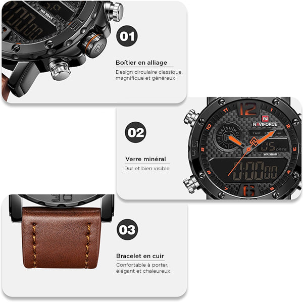 Montre style militaire