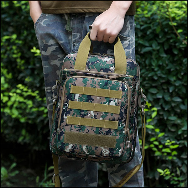 Musette verte militaire