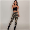 Pantalon camouflage femme kaki