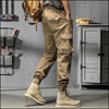Pantalon cargo beige homme