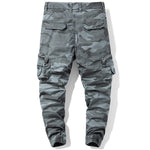Pantalon cargo camouflage gris homme