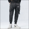 Pantalon cargo droit noir homme