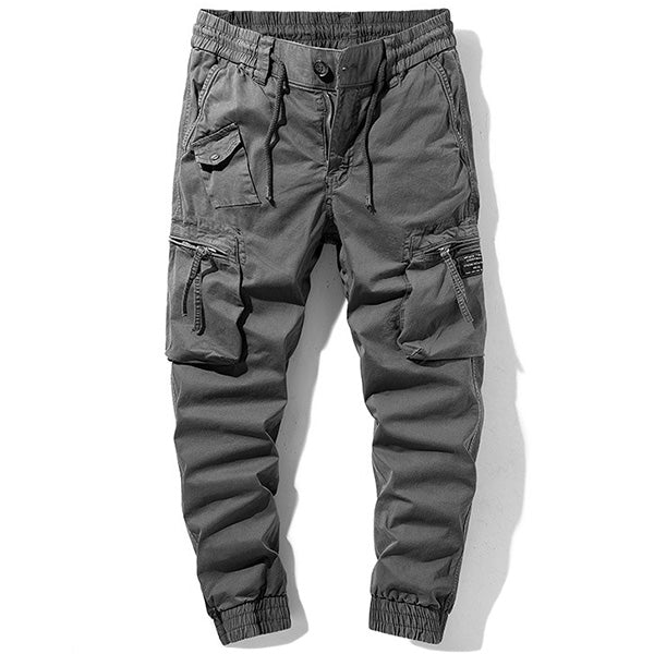 Pantalon cargo gris foncé