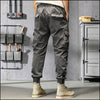 Pantalon cargo gris pierre