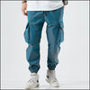 Pantalon cargo militaire homme bleu