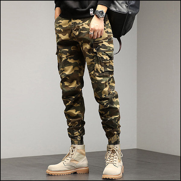 Pantalon cargo militaire homme