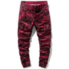 Pantalon cargo militaire rouge