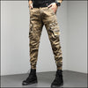 Pantalon cargo motif camouflage homme