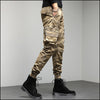 Pantalon cargo motif camouflage homme