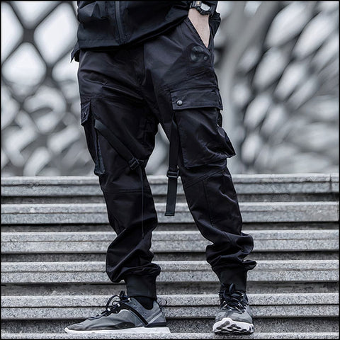 Pantalon cargo - noir