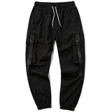 Pantalon cargo noir large
