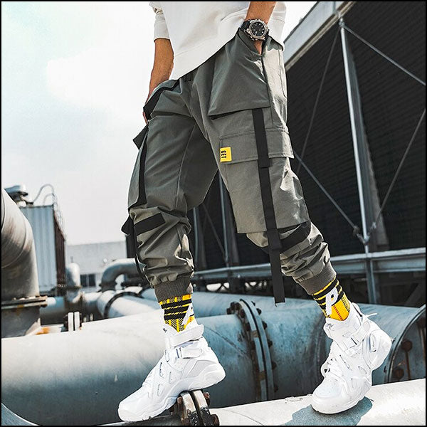 Pantalon cargo vert homme