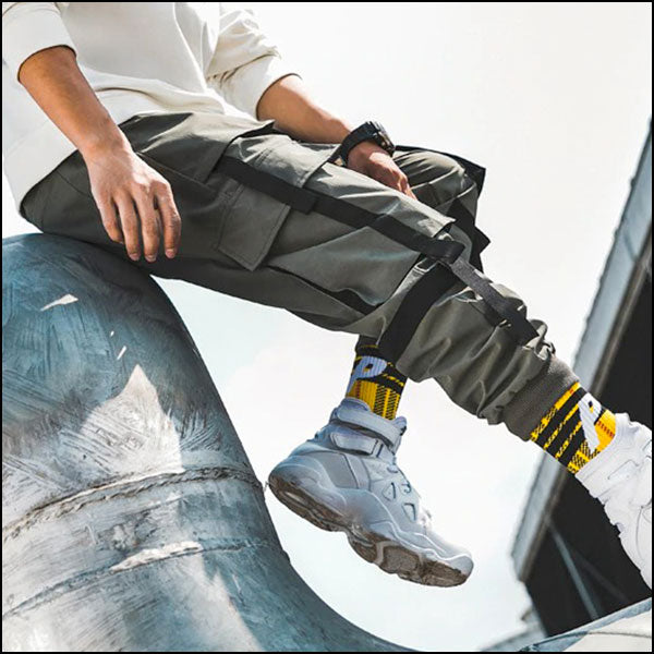 Pantalon cargo vert homme