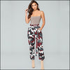 Pantalon imprimé camouflage femme