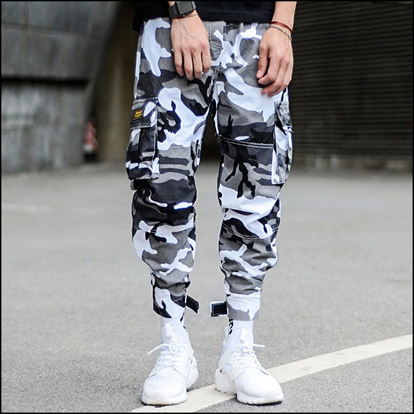 Pantalon militaire blanc homme