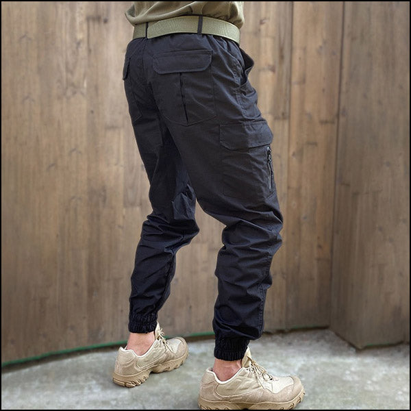 Pantalon militaire noir homme