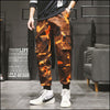 Pantalon militaire orange homme